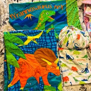 🦖Dinosaur Toddler Bedding set ☄️